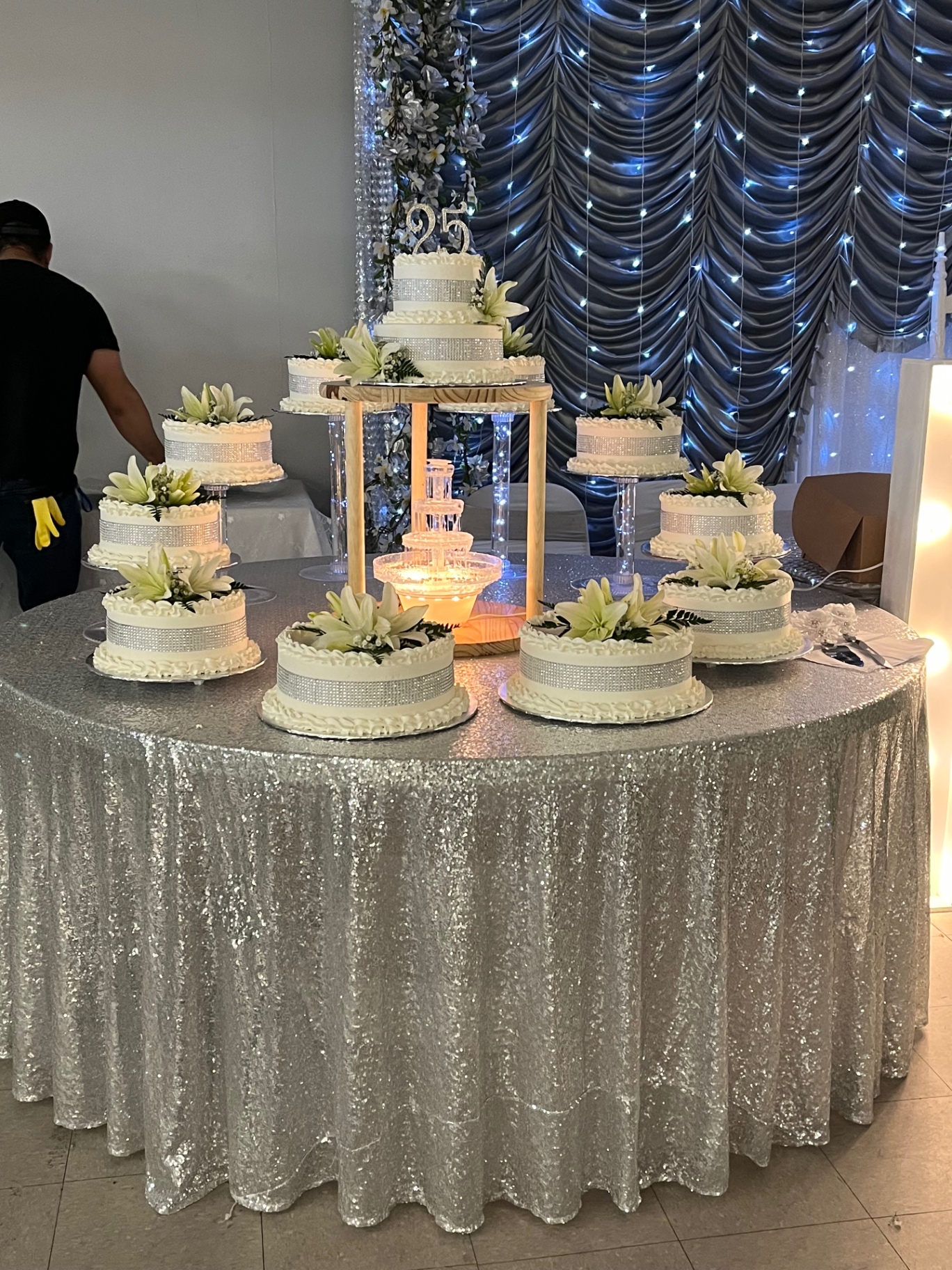 Assorted custom cakes for a celebration